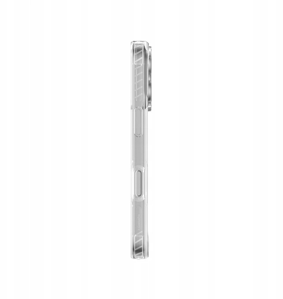 AmazingThing Titan Pro dėklas skirtas Apple iPhone 17 Pro Max suderinamas su MagSafe – skaidrus