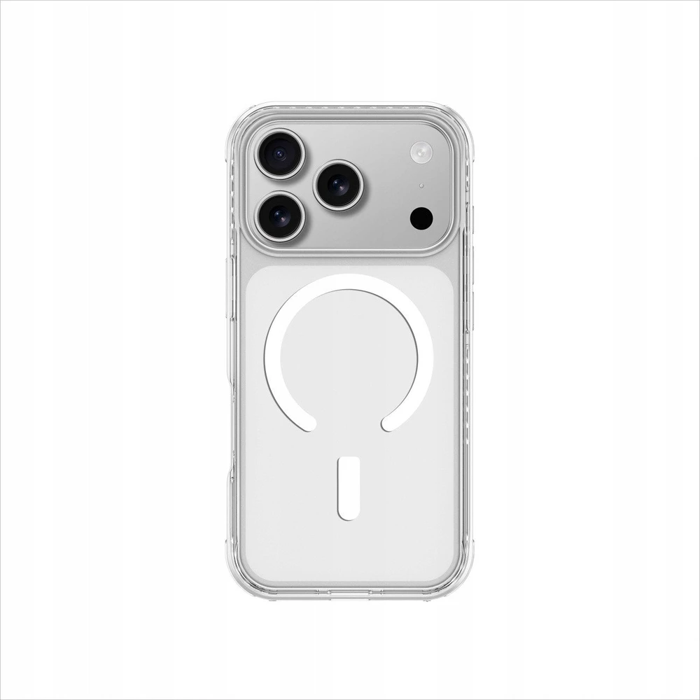 AmazingThing Titan Pro dėklas skirtas Apple iPhone 17 Pro Max suderinamas su MagSafe – skaidrus