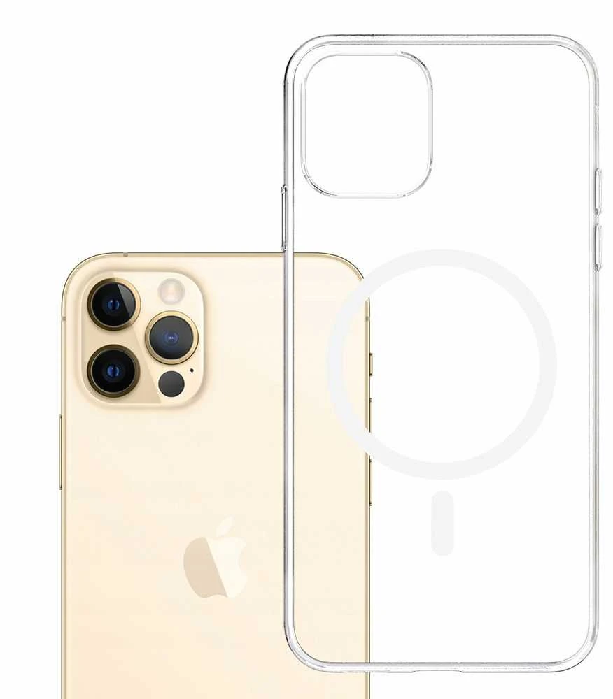 Nezatříděno 3mk skaidrus MagCase dėklas, skirtas Apple iPhone 12 Pro Max – skaidrus