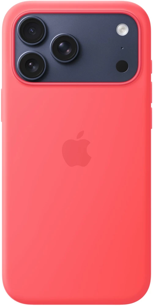Apple iPhone 17 Pro Max Silicone Case with MagSafe – Bright Guava - MHW64ZM/A