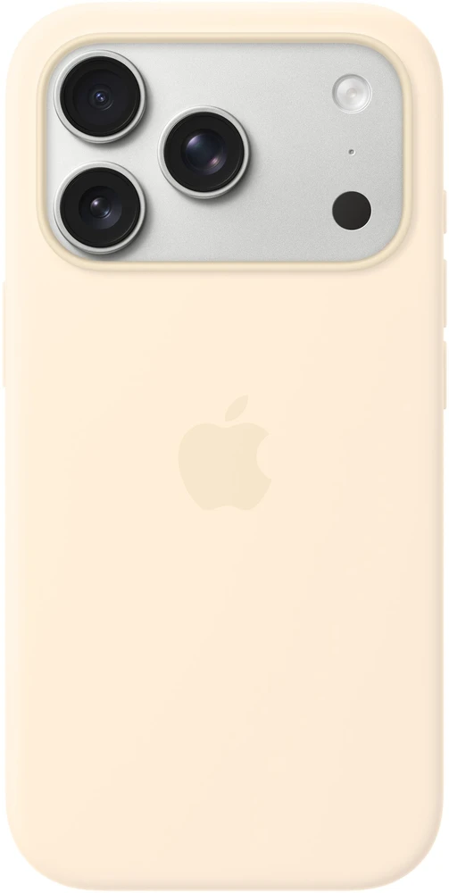 Apple iPhone 17 Pro Silicone Case with MagSafe – Vanilla - MHVX4ZM/A