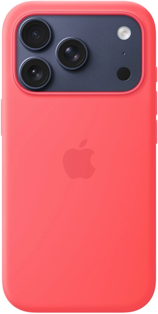 Apple iPhone 17 Pro Silicone Case with MagSafe – Bright Guava - MHW04ZM/A