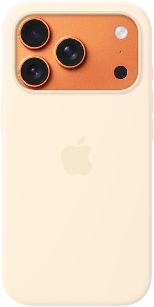 Apple iPhone 17 Pro Silicone Case with MagSafe – Vanilla - MHVX4ZM/A