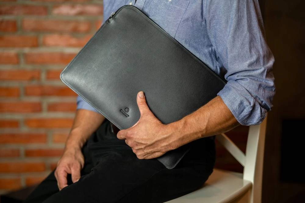 Baltan Dėklas / Dėklas Dėklas Zip MAC14"- Juodas