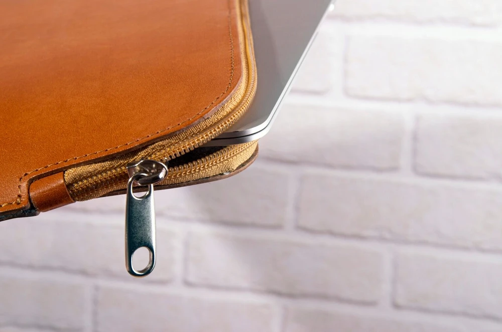 Baltan Dėklas / Dėklas Dėklas Uniwersalne Zip 14-15” jasny ruda
