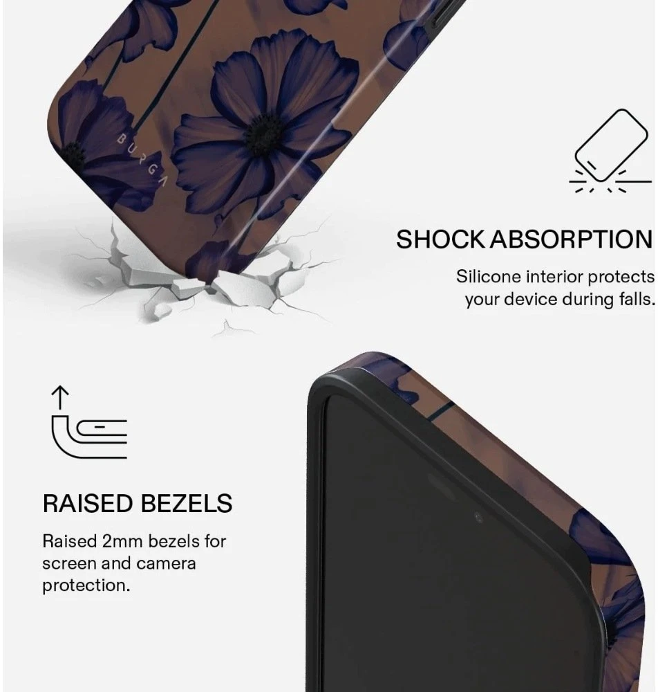 Dėklas Burga Velvet Night Tough Magsafe Case For iPhone 18 Pro Max