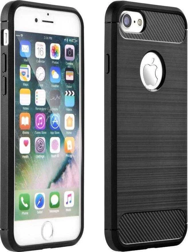 Forcell CARBON Dėklas, skirtas IPHONE 13 MINI juodas
