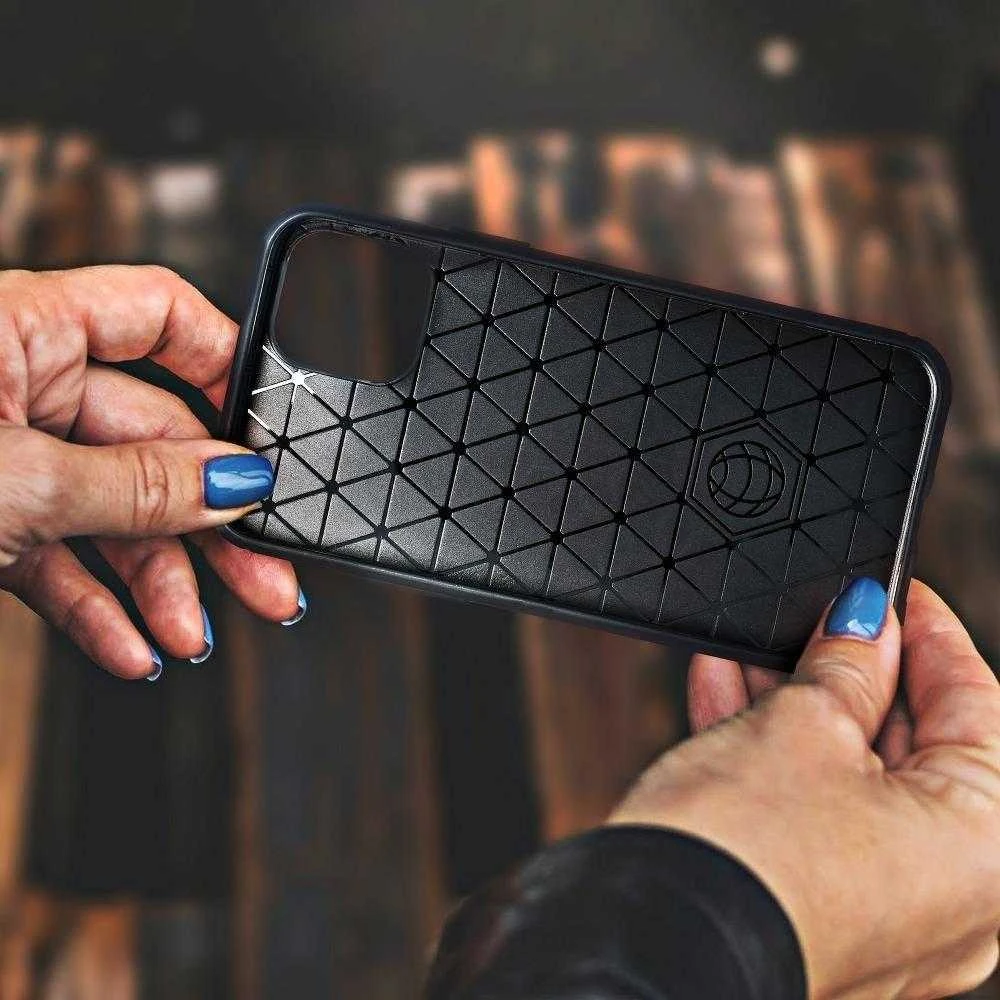 Forcell CARBON Dėklas, skirtas IPHONE 13 MINI juodas