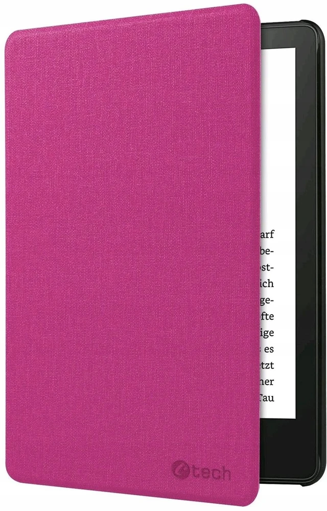 Dėklas C-Tech C-TECH Protect etui do Amazon Kindle PAPERWHITE 2024/COLORSOFT, funkcja WAKE/SLEEP, hardcover, rožinis