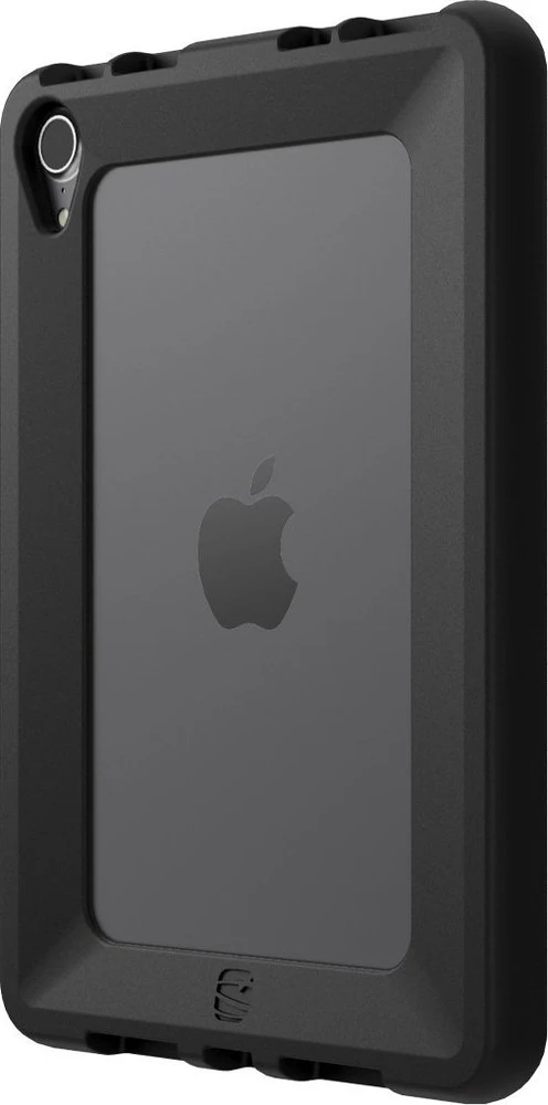 Dėklas Compulocks Rugged Edge Case, skirtas iPad Mini 8,3 col. - buferinis dėklas planšetei - atsparus smūgiams - guma - juodos spalvos - skirtas Apple iPad mini (6 kartos)