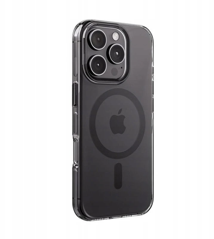 Crong Clear MAG Pro - dėklas Apple iPhone 16 Pro Max MagSafe juodas