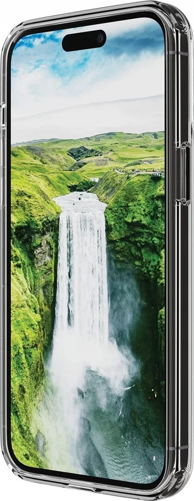 D Bramante Apple iPhone 15 Pro Iceland Ultra D3O skaidrus dėklas, pagamintas Dbramante1928, permatomas