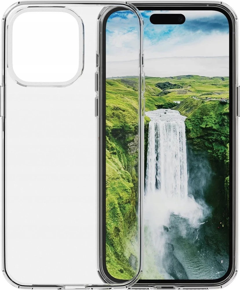 D Bramante Apple iPhone 15 Pro Iceland Ultra D3O skaidrus dėklas, pagamintas Dbramante1928, permatomas