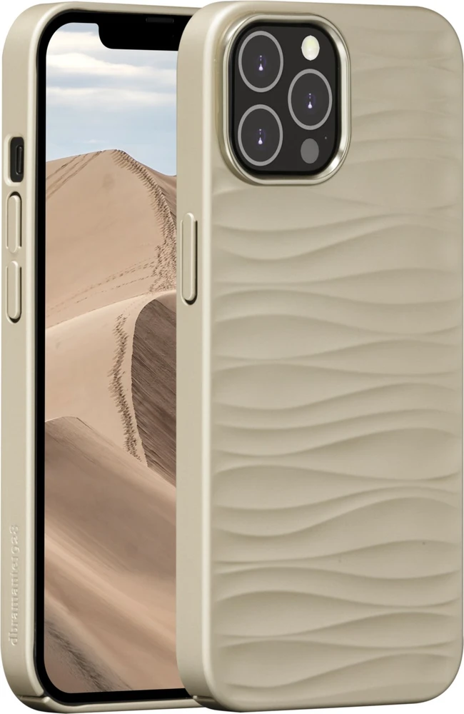 Dėklas D Bramante dbramante1928 Dune - Tylna osłona na telefon - 100 % plastikinis su recyklingu - smėlio - dla Apple iPhone 14 Pro Max (DU67WASA5629)