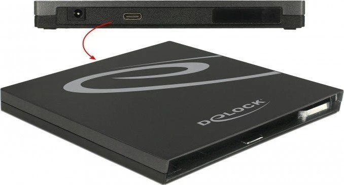 Delock korpusas su USB-C jungtimi
