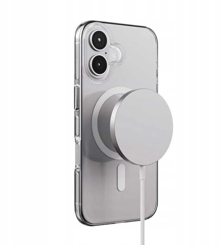 Crong Clear MAG Pro dėklas Apple iPhone 16 MagSafe skaidrus