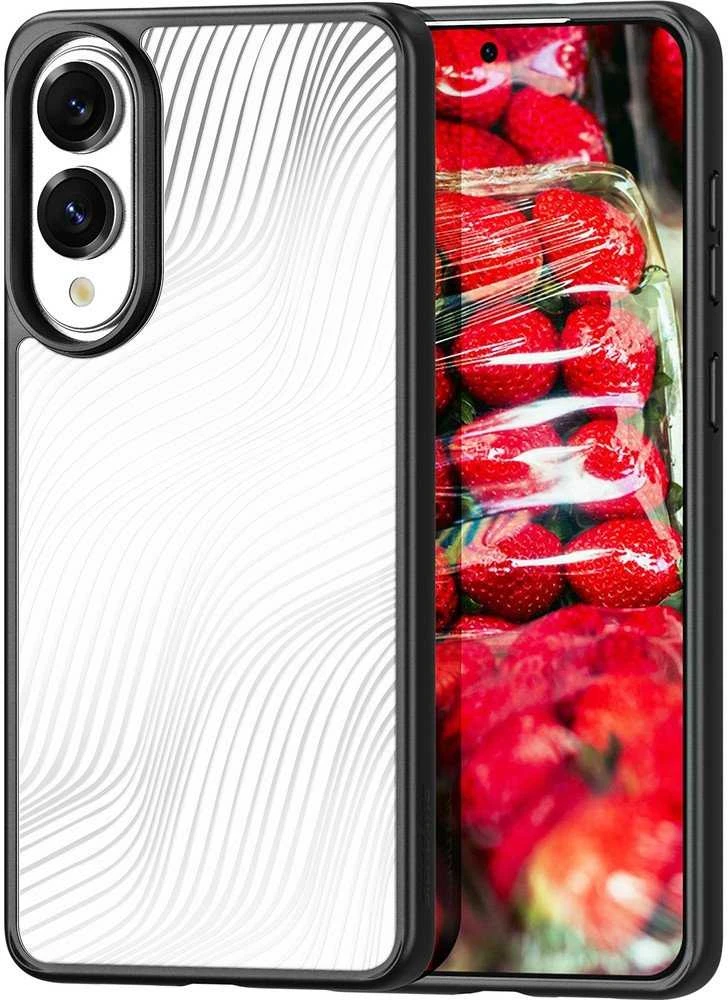 Dux Ducis Aimo dėklas skirtas Samsung Galaxy S25 Edge - juodos spalvos