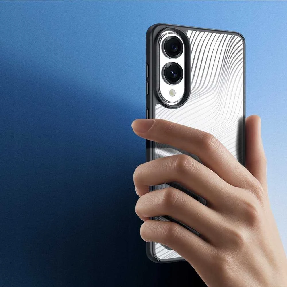 Dux Ducis Aimo dėklas skirtas Samsung Galaxy S25 Edge - juodos spalvos