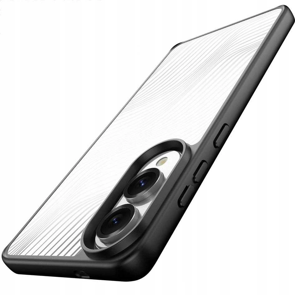 Dux Ducis Aimo dėklas skirtas Samsung Galaxy S25 Edge - juodos spalvos
