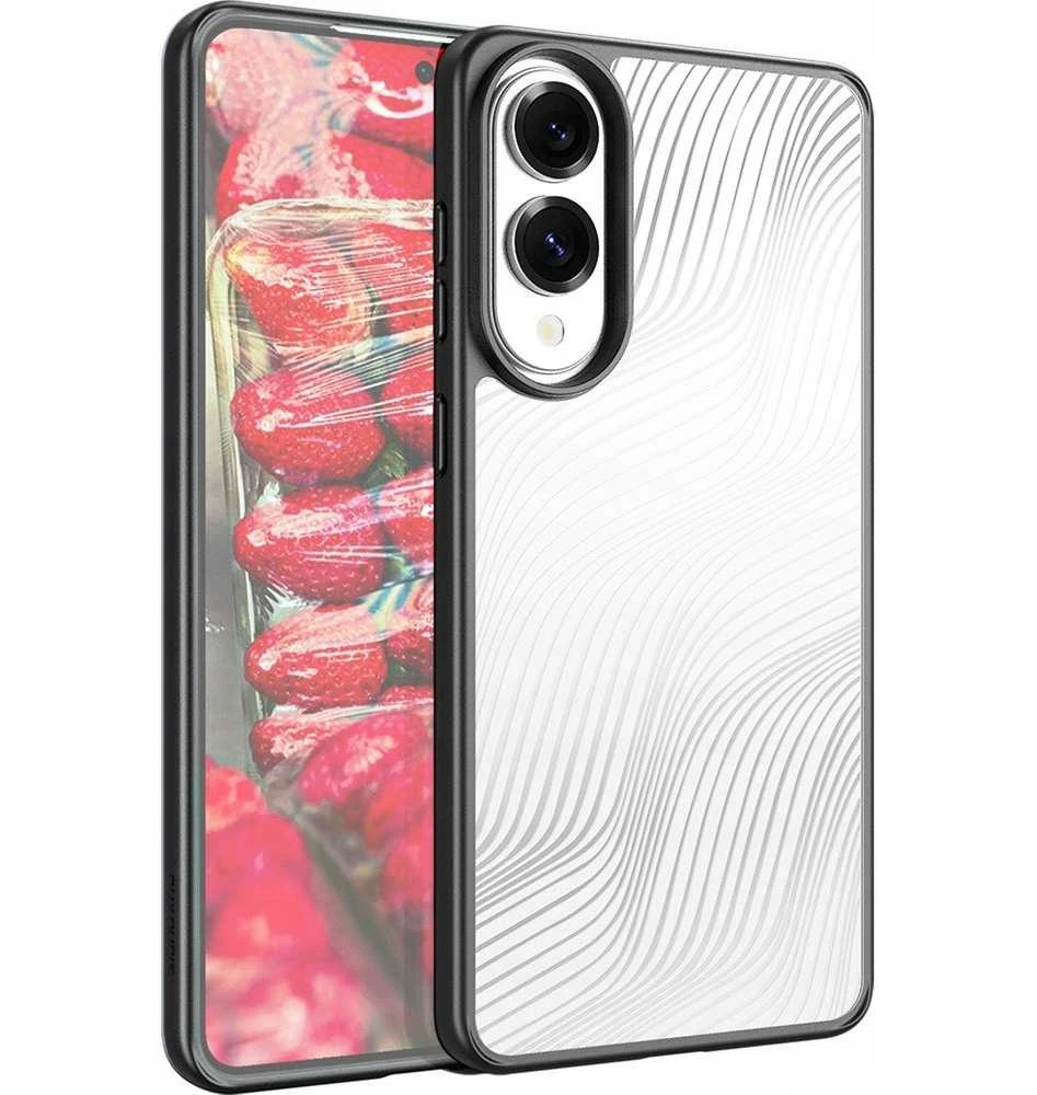 Dux Ducis Aimo dėklas skirtas Samsung Galaxy S25 Edge - juodos spalvos