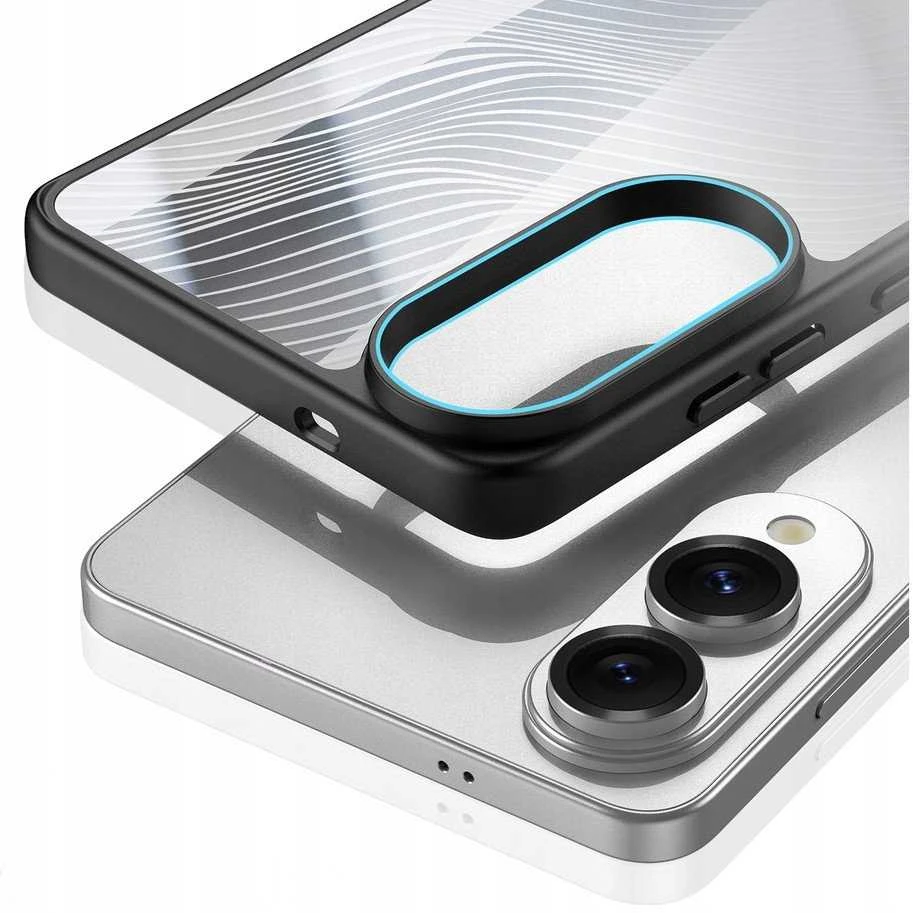 Dux Ducis Aimo dėklas skirtas Samsung Galaxy S25 Edge - juodos spalvos
