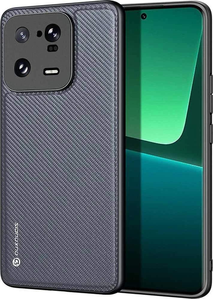 Dux Ducis Fino Xiaomi 13 Pro with silikoninis frame dėklas telefonui pilkos spalvos