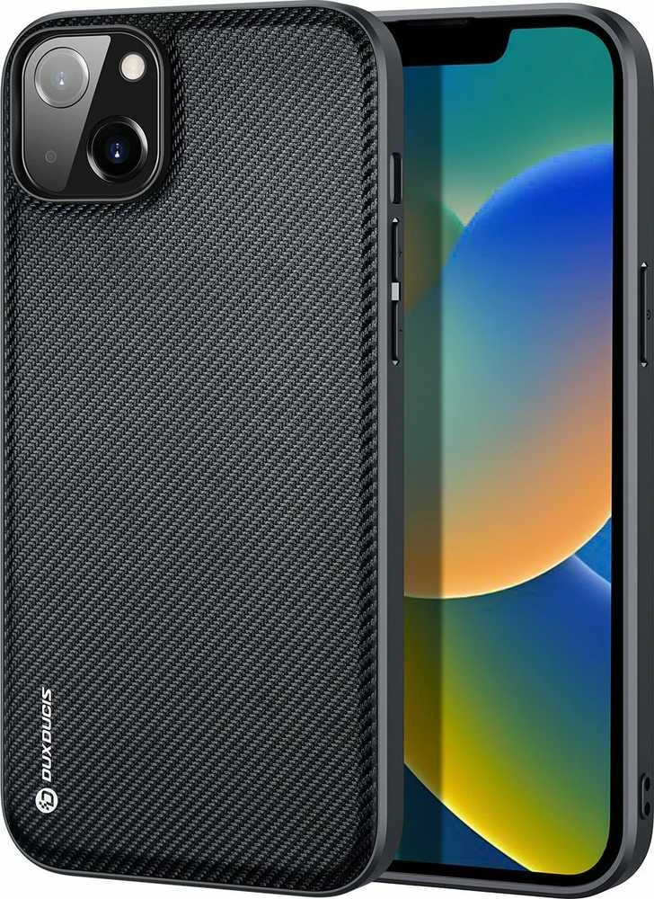 Dux Ducis Fino dėklas skirtas iPhone 14 Plus, juodas