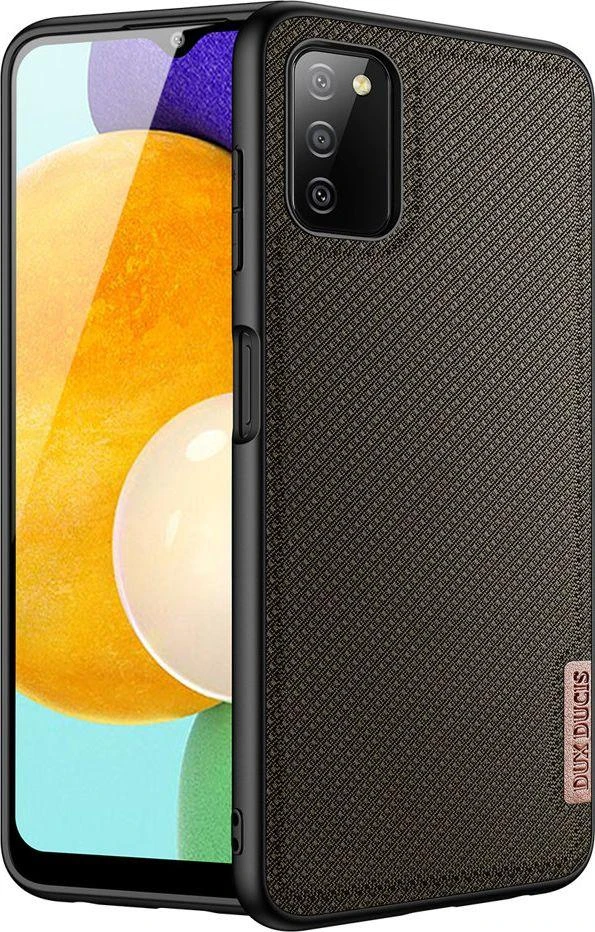 Dux Ducis Fino dėklas skirtas Samsung A037 A03s, chaki spalvos