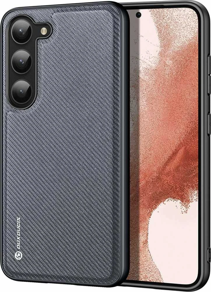 Dux Ducis Fino Samsung Galaxy S23 Plus with silikoninis frame dėklas telefonui pilkos spalvos