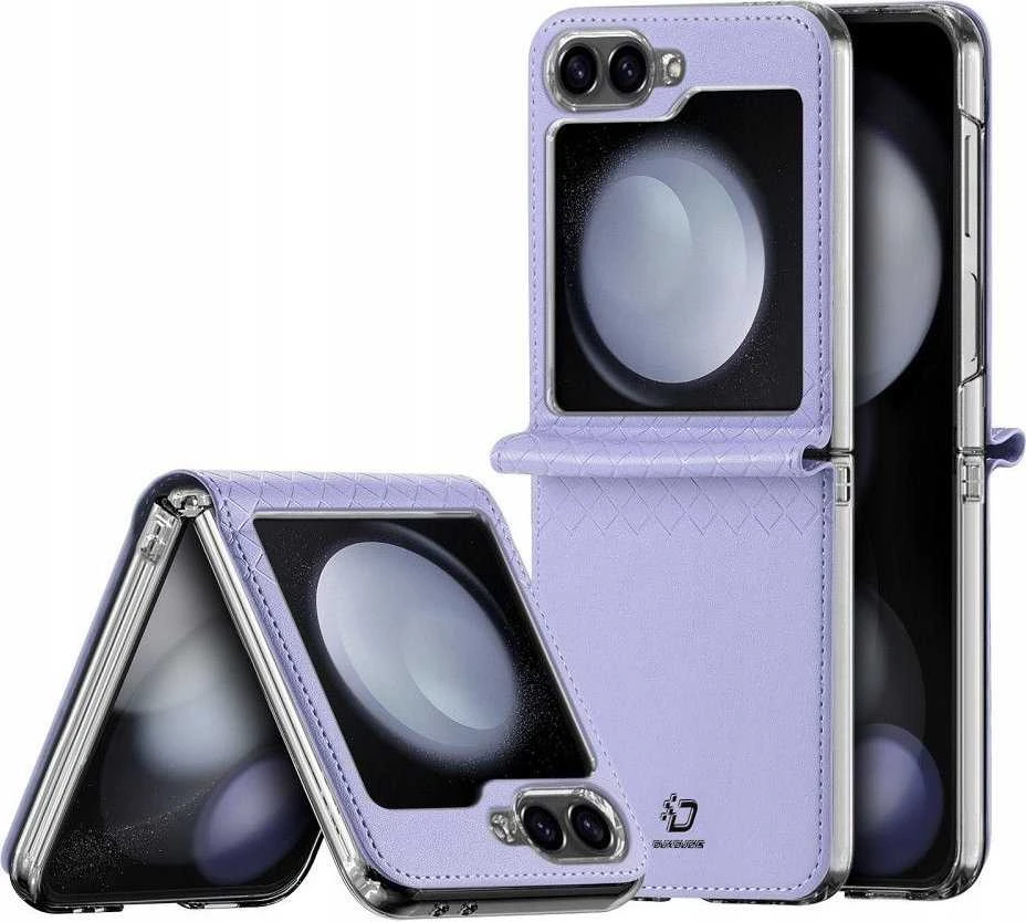 Dėklas Dux Ducis Bril Samsung F741 Z Flip6/F761 Z Flip7 FE violetinis