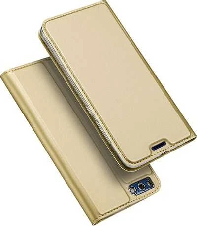 Dux Ducis Premium atverčiamas dėklas skirtas Xiaomi Mi 6, auksinis