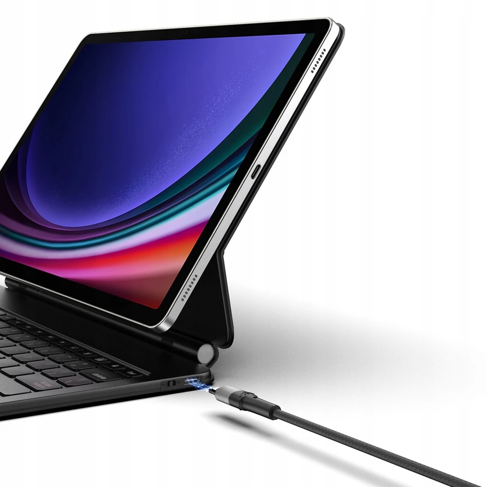 Dux Ducis Keyboard (MK Series) Dėklas with Bluetooth Keyboard skirtas Samsung Galaxy Tab S9+ / S8+ / S7+ – juodos spalvos