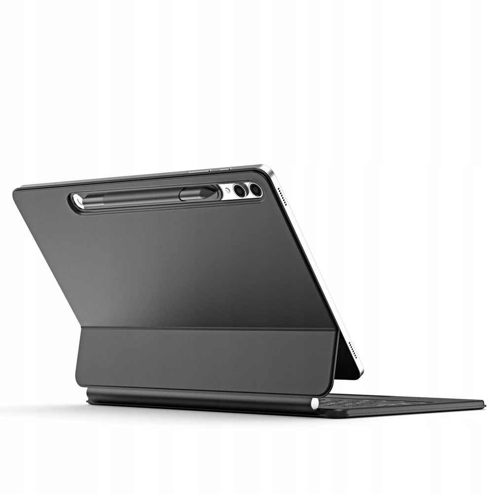 Dux Ducis Keyboard (MK Series) Dėklas with Bluetooth Keyboard skirtas Samsung Galaxy Tab S9+ / S8+ / S7+ – juodos spalvos