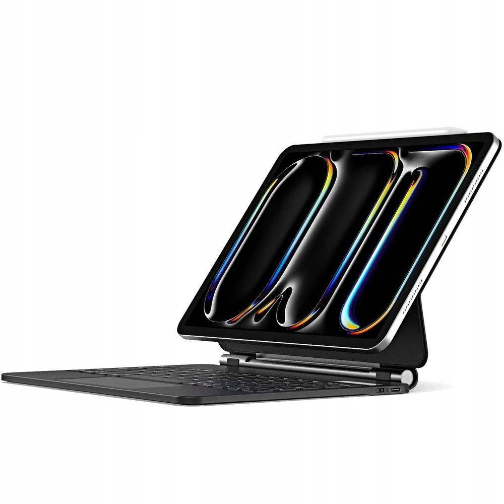 Dux Ducis Keyboard (MK Series) Dėklas with Bluetooth Keyboard skirtas iPad Pro 11″ 2024 – juodos spalvos