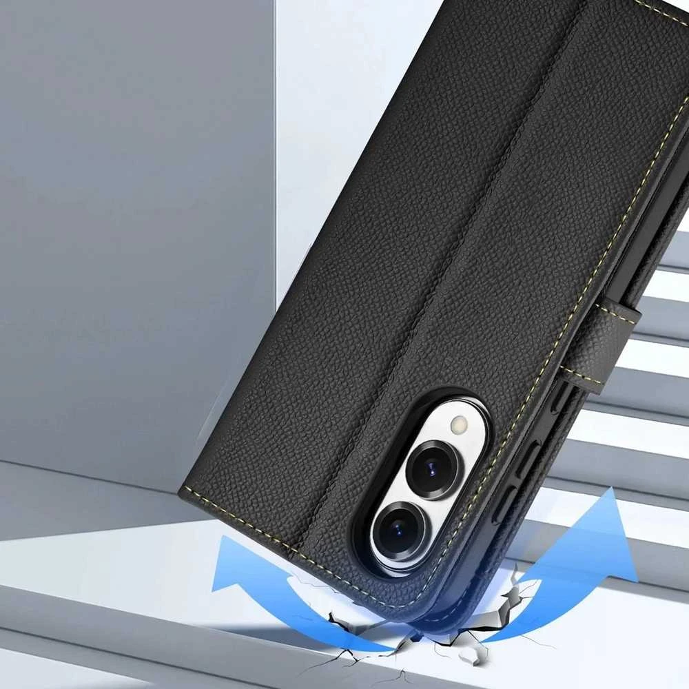 Dux Ducis Lava dėklas su MagSafe skirtas Samsung Galaxy S25 Edge – juodos spalvos