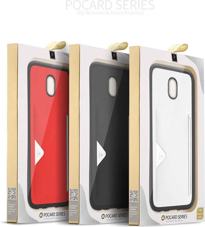 Dux Ducis Pocard dėklas skirtas Samsung J730 Galaxy J7 (2017), raudonas