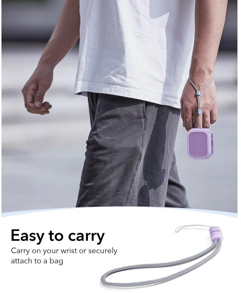 ESR Orbit Halolock MagSafe dėklas, skirtas AirPods Pro - violetinė