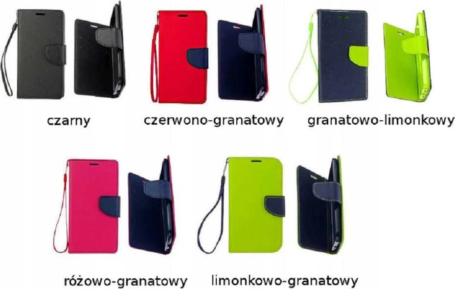 Oem atverčiamas dėklas Huawei P Smart 2019 Fancy Book juodas