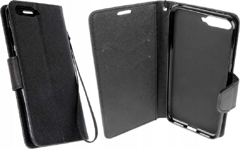 Oem atverčiamas dėklas Huawei P Smart 2019 Fancy Book juodas