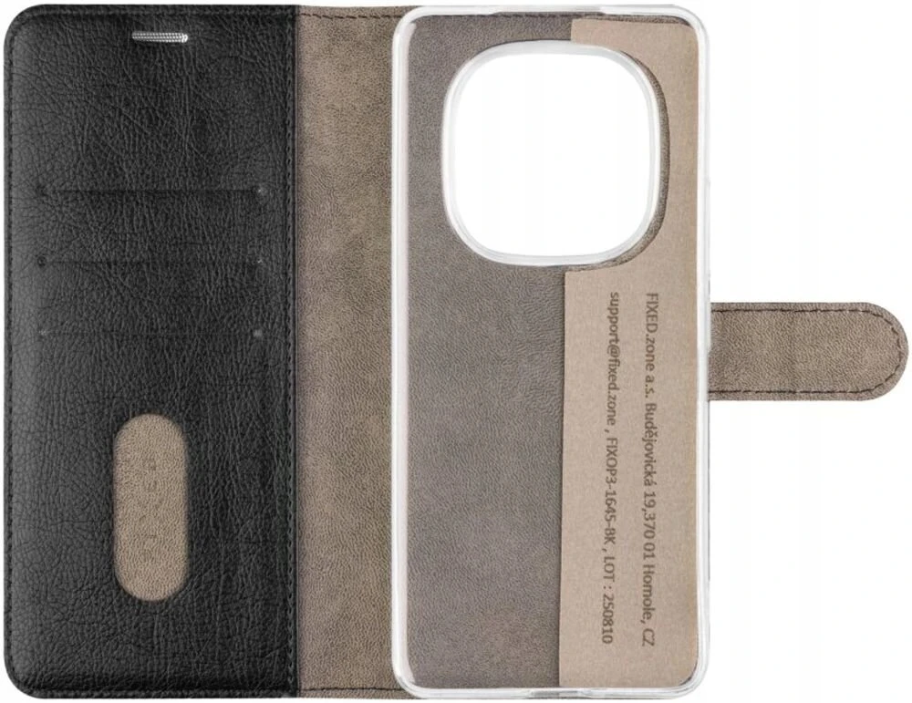 Dėklas Fixed Fiksuotas Opus - Xiaomi Redmi Note 15 Pro 4G, Bk