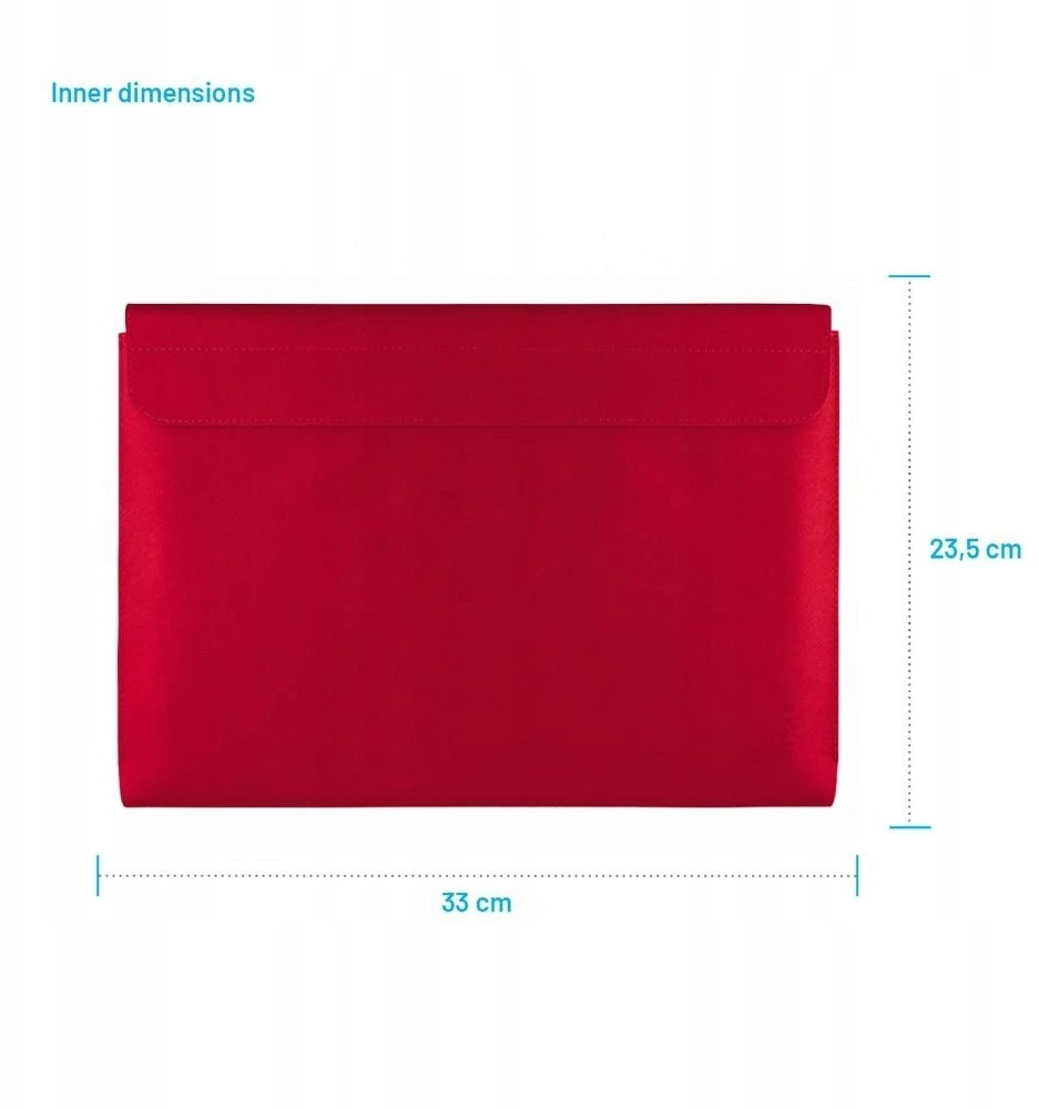 Dėklas Fixed Pouzdro FIXED York do laptopów o przekątnej do 13'' raudona