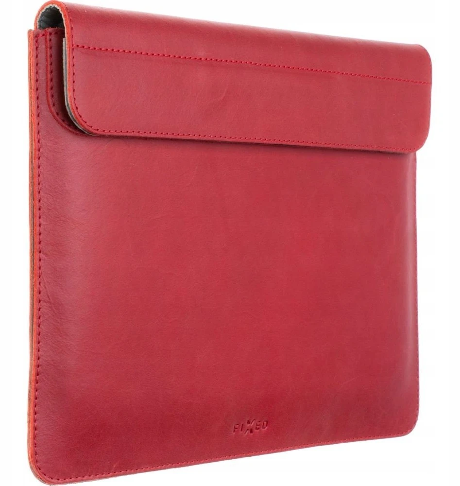 Dėklas Fixed Skórzane etui FIXED Oxford dla Apple MacBook Pro 14'' (2021/2023/2024) raudona