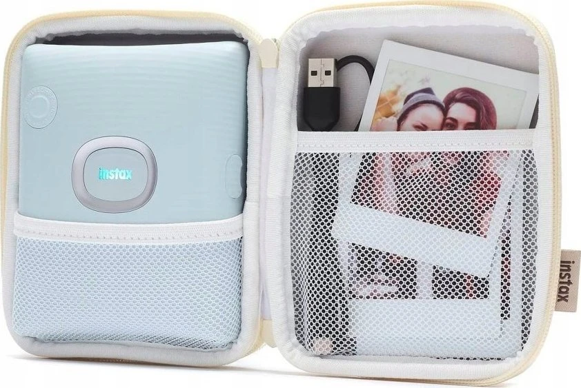 Dėklas Fujifilm instax Square Link Spausdintuvas Case woven ivory