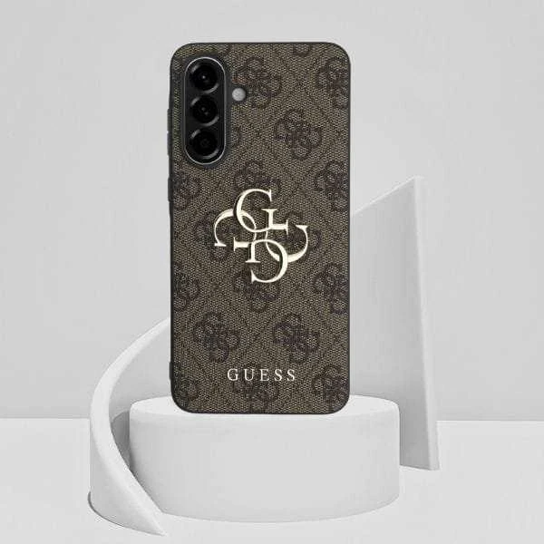 Guess Big 4G Logo Classic Logo Samsung Galaxy A56 – dėklas telefonui rudos spalvos