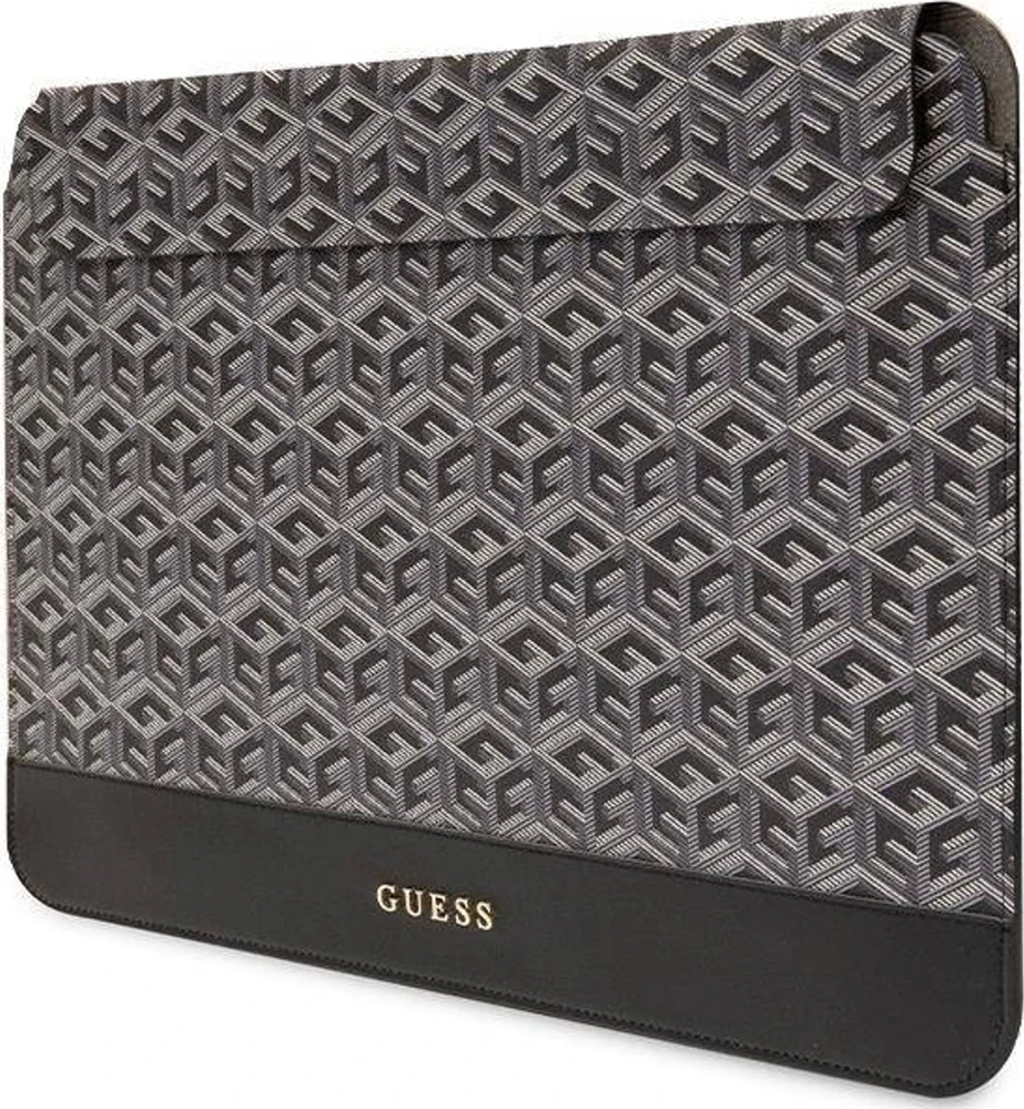 Guess dėklas, skirtas GUCS14HGCFSEK 14” juodos spalvos dėklas, skirtas GCube Stripes
