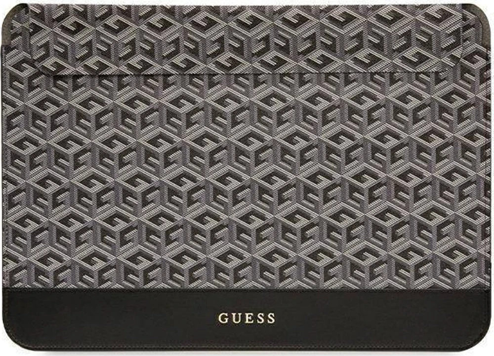 Guess dėklas, skirtas GUCS14HGCFSEK 14” juodos spalvos dėklas, skirtas GCube Stripes
