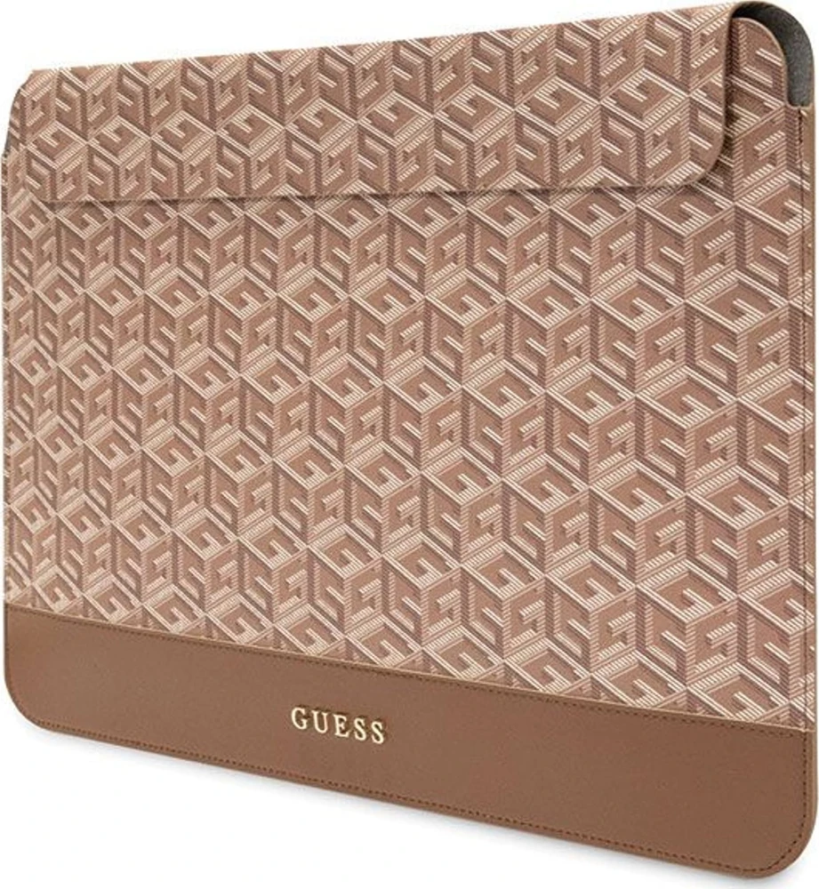 Guess Dėklas kompiuteriui GUCS14HGCFSEW 14″rudos spalvos GCube Stripes