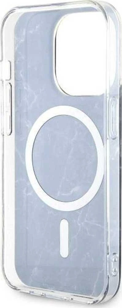 Guess GUHMP14XPCUMAK Apple iPhone 14 Pro Max 6.7″ juodos spalvos kietas dėklas Marble MagSafe
