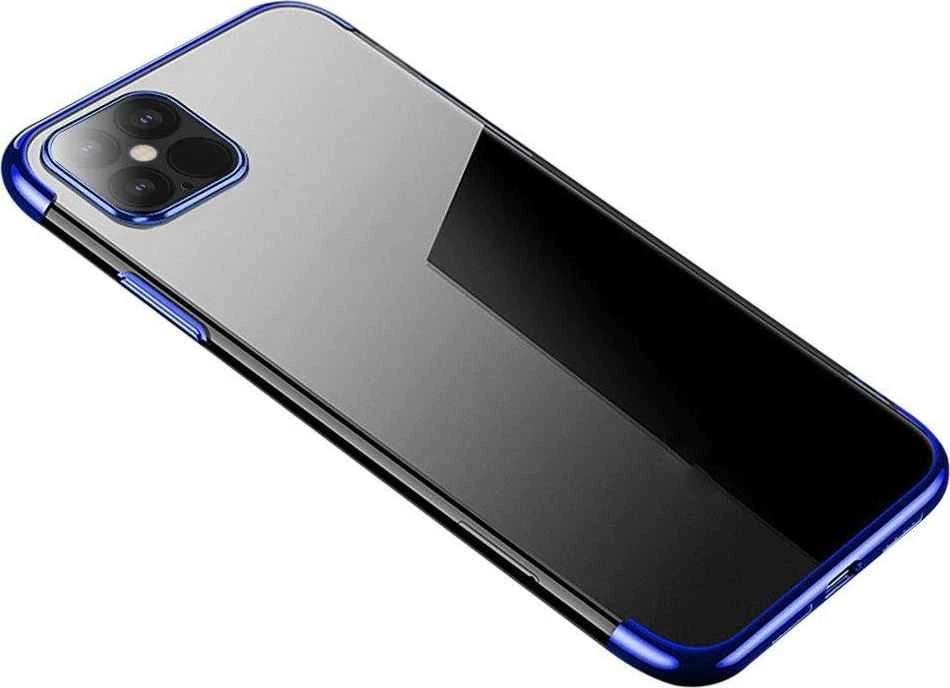 Hurtel Clear Color dėklas skirtas Xiaomi Mi 11, mėlynas rėmelis