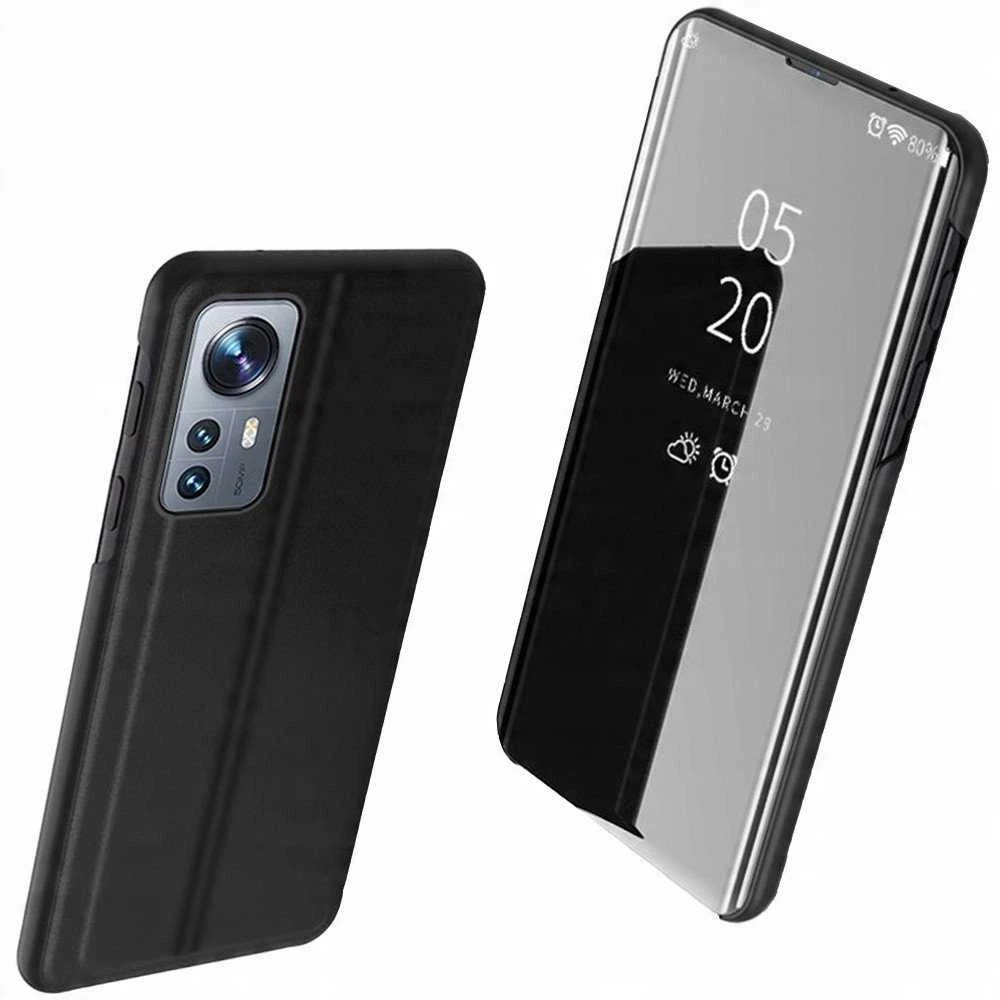 Hurtel Clear View dėklas skirtas Xiaomi 12 Lite, juodas